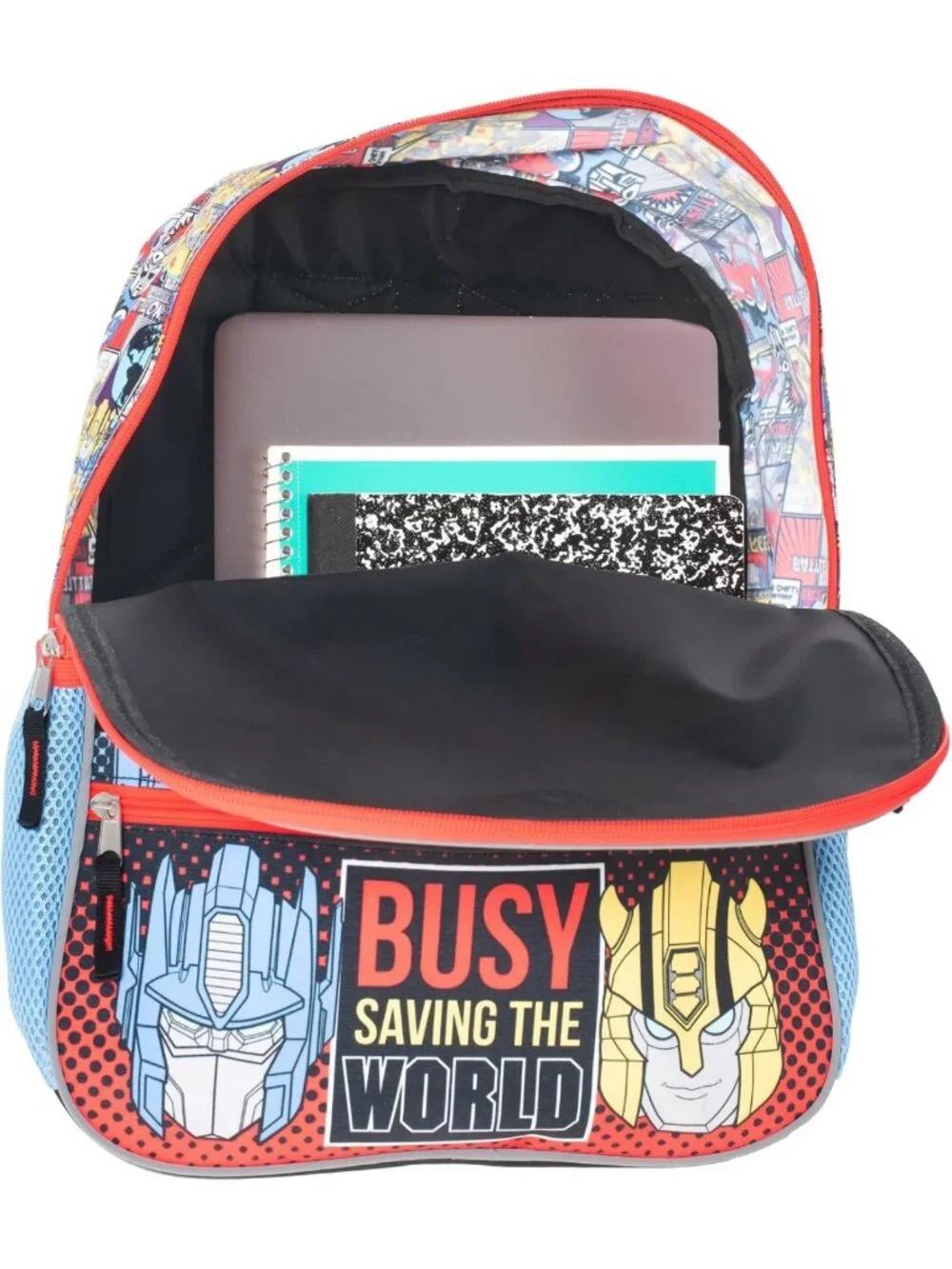 Transformers 5-Piece Backpack Set - Kids School Bag, 16